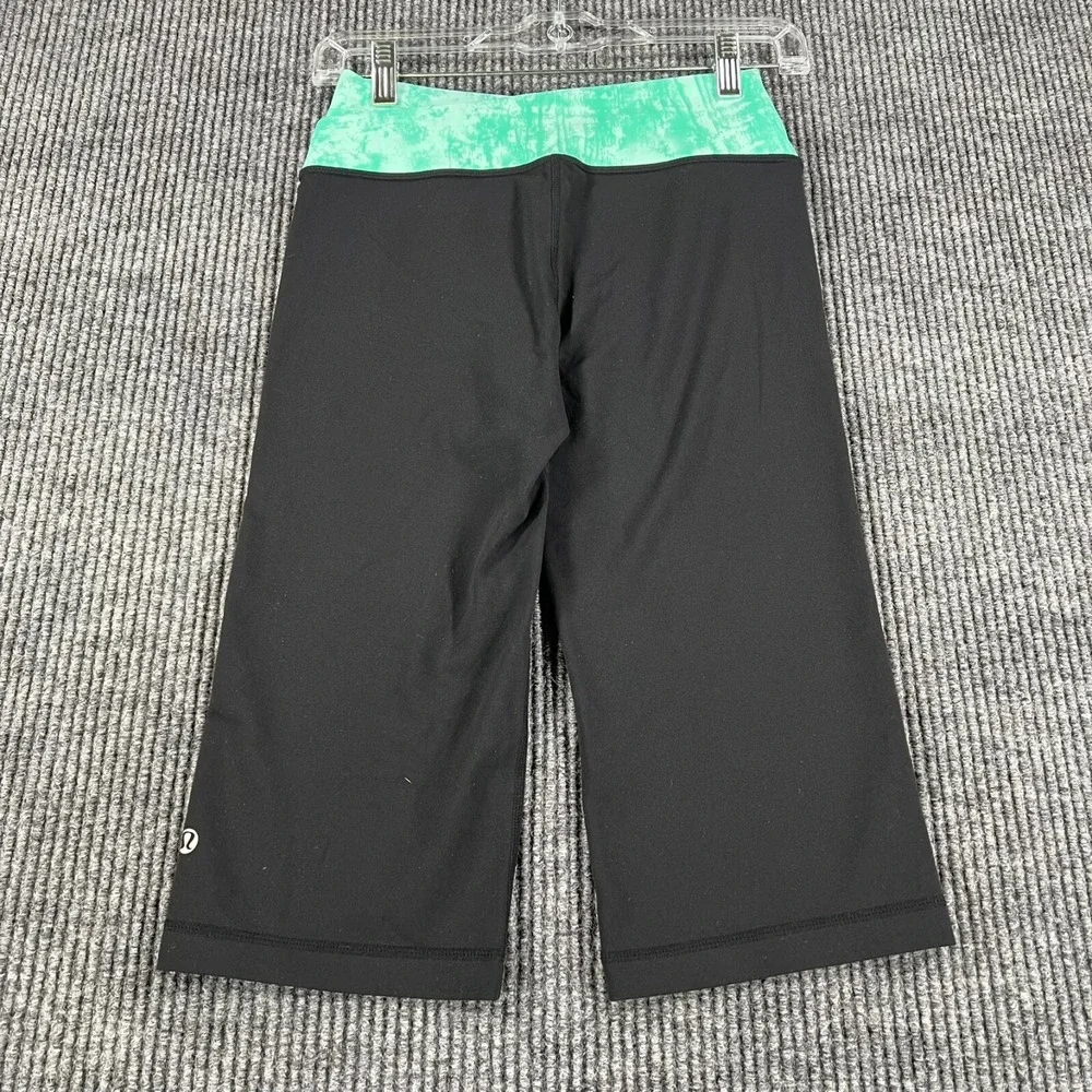 Lululemon Leggings Womens 4 Black Workout Activewear Casual Gym Run Yoga